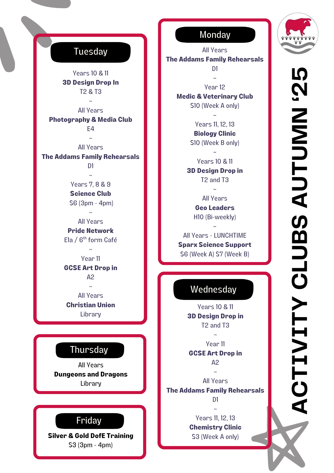 Activity club au 25
