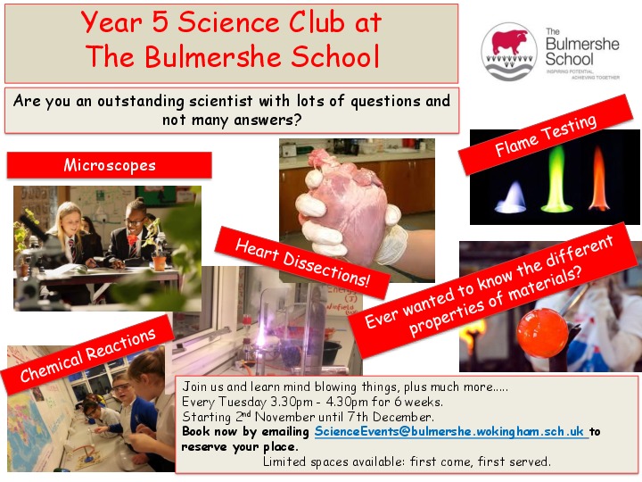 Year 5 science club