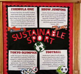 Pe sustainable sports poster